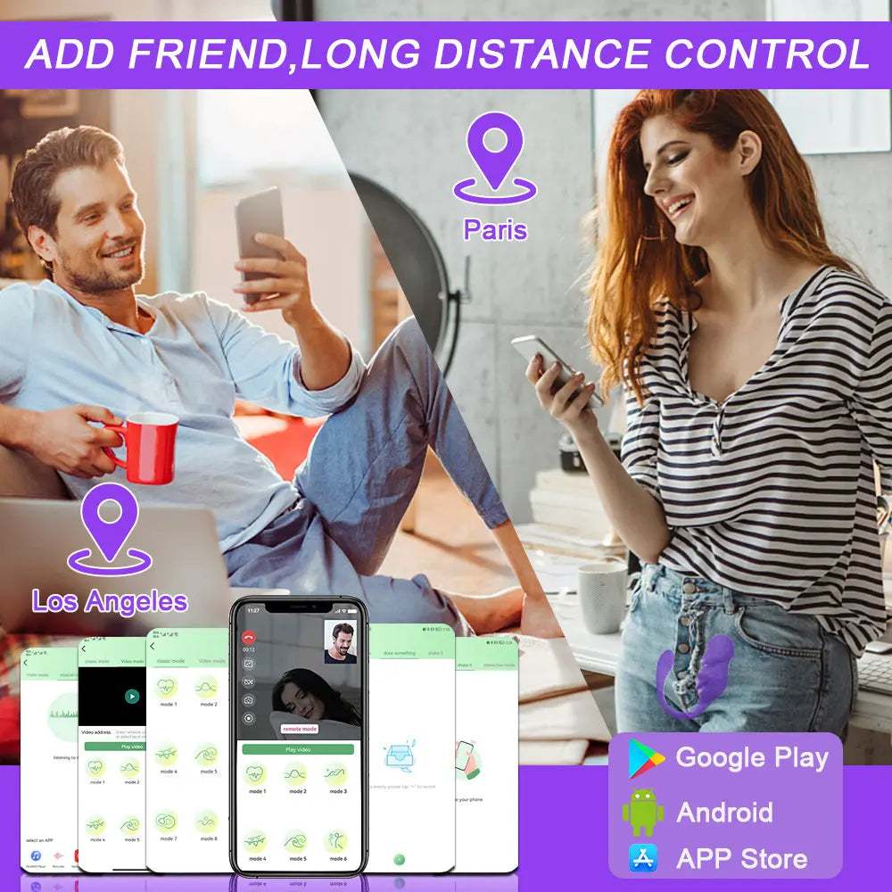 App Control G-Spot Vibrator | Wearable Remote Sex Toy for Women & Couples