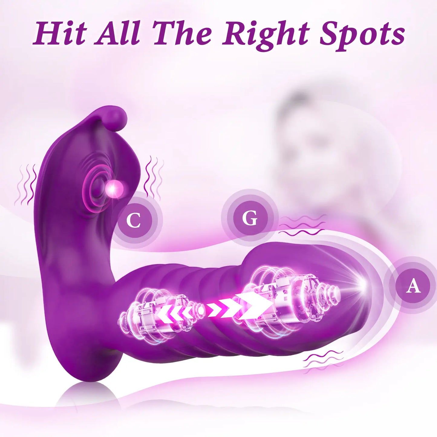 Butterfly Clitoral Sucking Vibrator | 10 Mode G-Spot & Air Pulse Toy