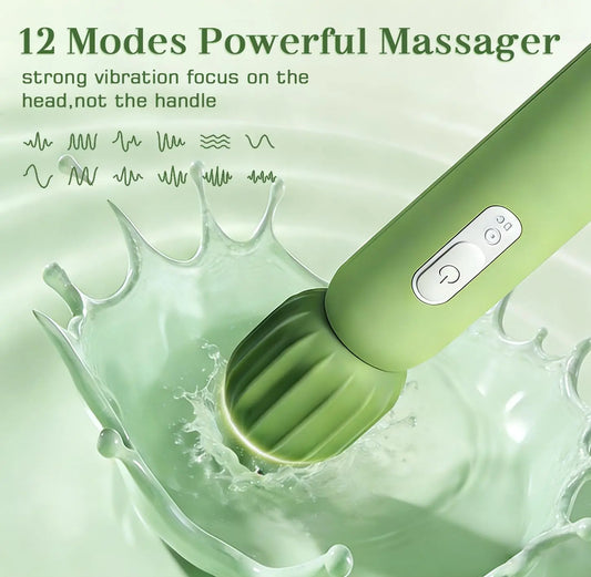 Cactus Vibrator Wand Dildo - 12 Modes G-Spot Massager
