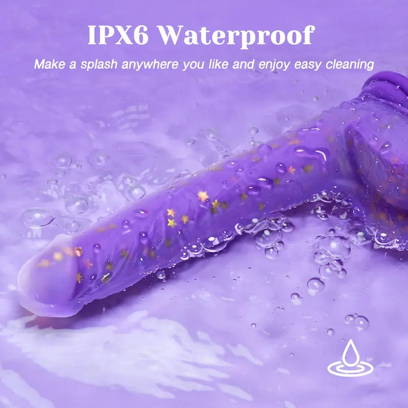 Zenzoone Cozy IPX6 waterproof silicone dildo designed for easy cleaning and splash-proof use