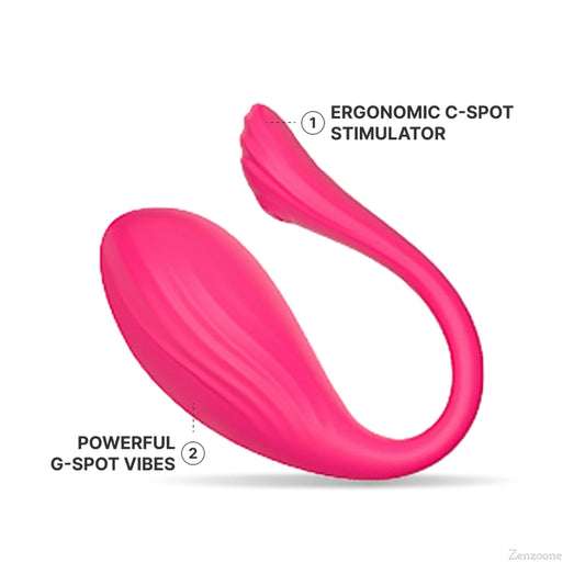 Zenzoone powerful G-spot vibes & ergonomic C-spot stimulator for intense targeted pleasure