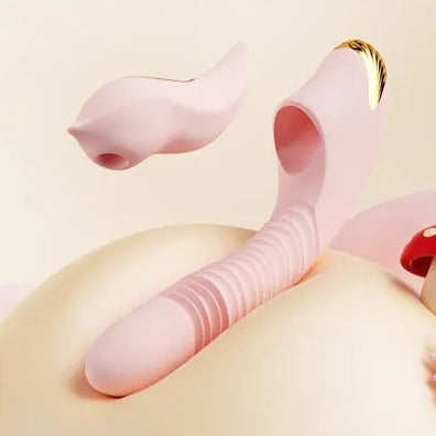 App Control Rabbit Vibrator with Rotating Beads & Clit Suction - image 7