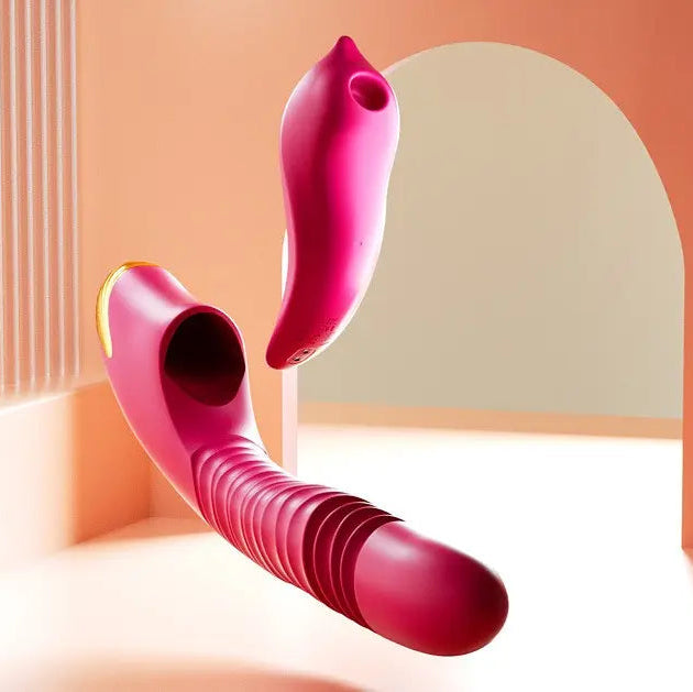 App Control Rabbit Vibrator with Rotating Beads & Clit Suction - image 8