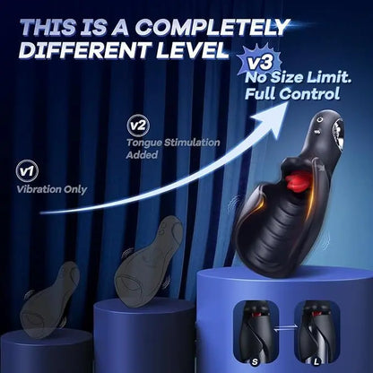 male masturbator side angle product view