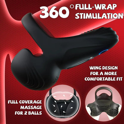 Vibrating Cock Ring — A Men's Pleasure Toy with 10 Modes