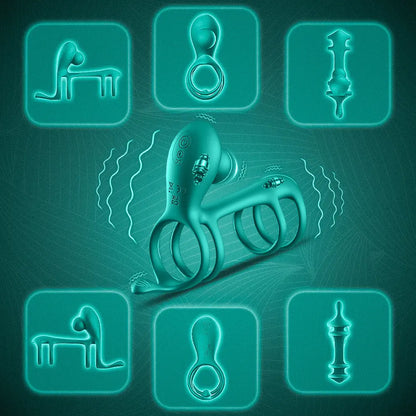 360° Twisting Cock Ring with G-Spot Stimulator | Couples Toy