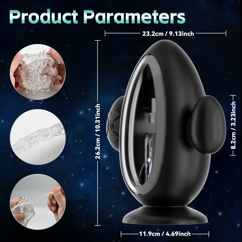 Automatic Male Masturbator with Handle | Electric Sucking Penis Pump