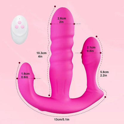 Trident Prostate Massager - Non-Vibrating P-Spot Toy for Men