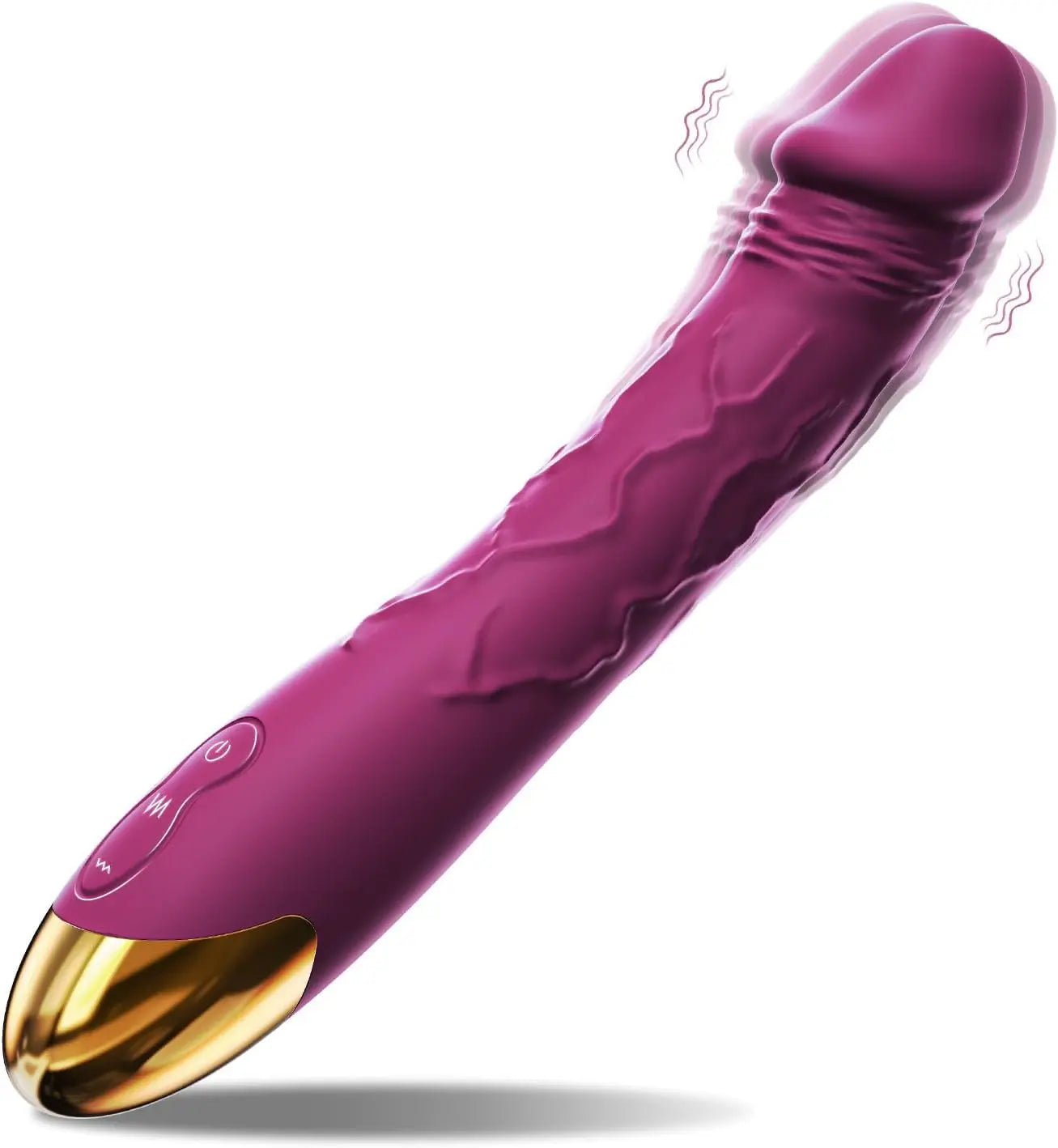 7.6" Realistic Dildo Vibrator - 10 Modes G-Spot & Clitoral Stimulator