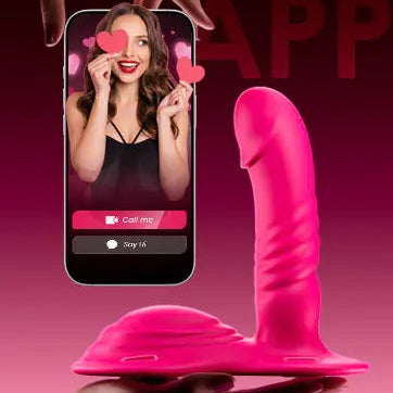 💄App Control Wearable Thrusting Dildo & Riding Grinder | Hands-Free Sex Machine