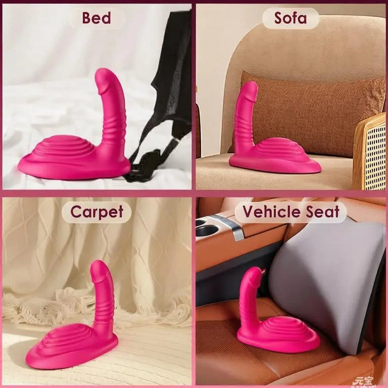 💄App Control Wearable Thrusting Dildo & Riding Grinder | Hands-Free Sex Machine