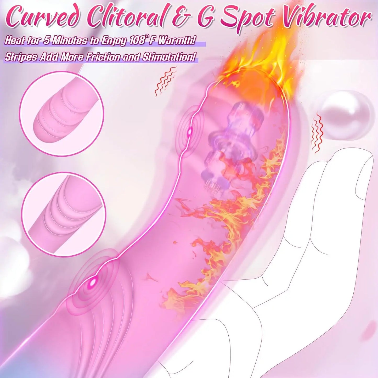wand vibrator side angle product view