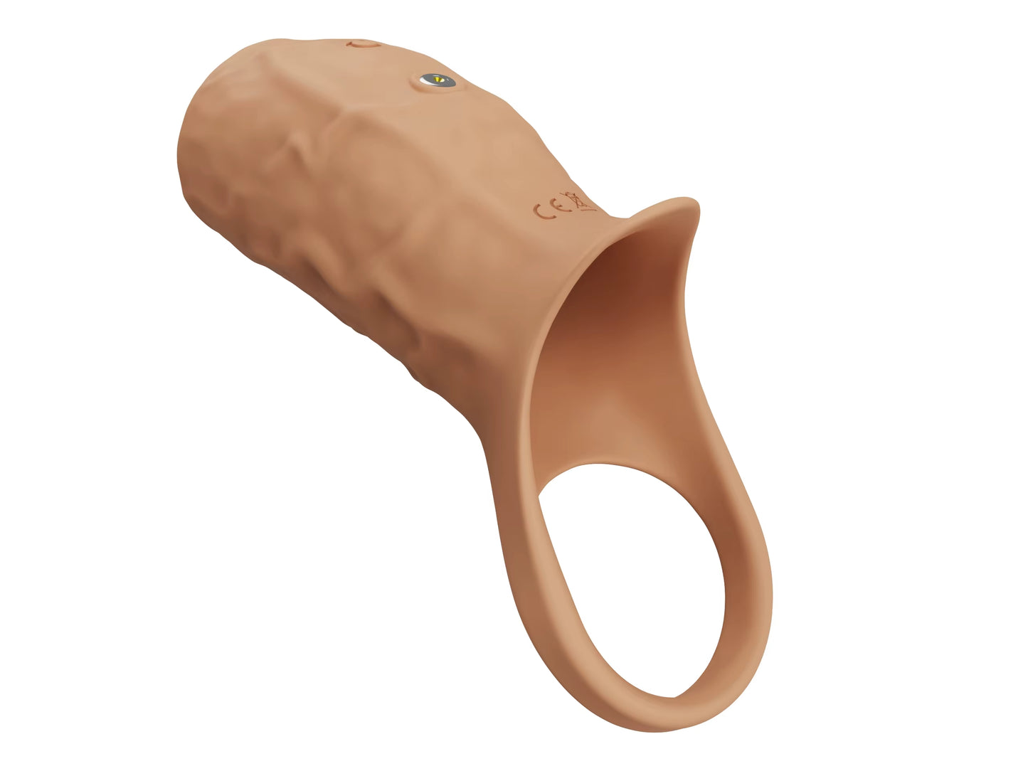 Anneau pénien vibrant à retardement pour couples