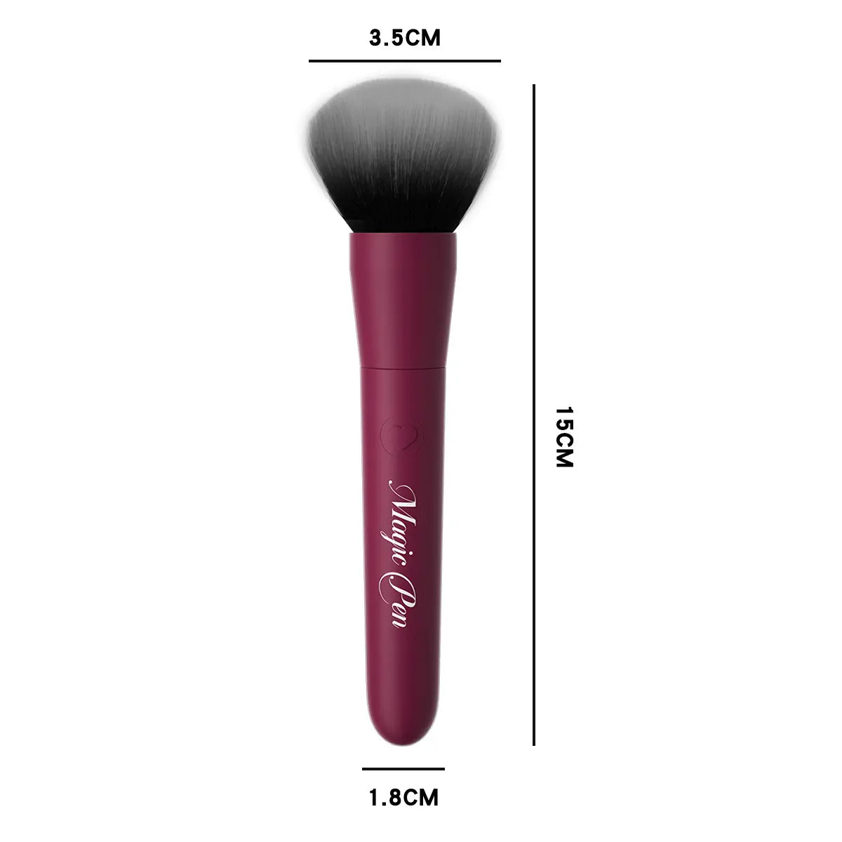 2-in-1 Makeup Brush Bullet Vibrator | Discreet 10-Mode Clitoral Stimulator - image 9