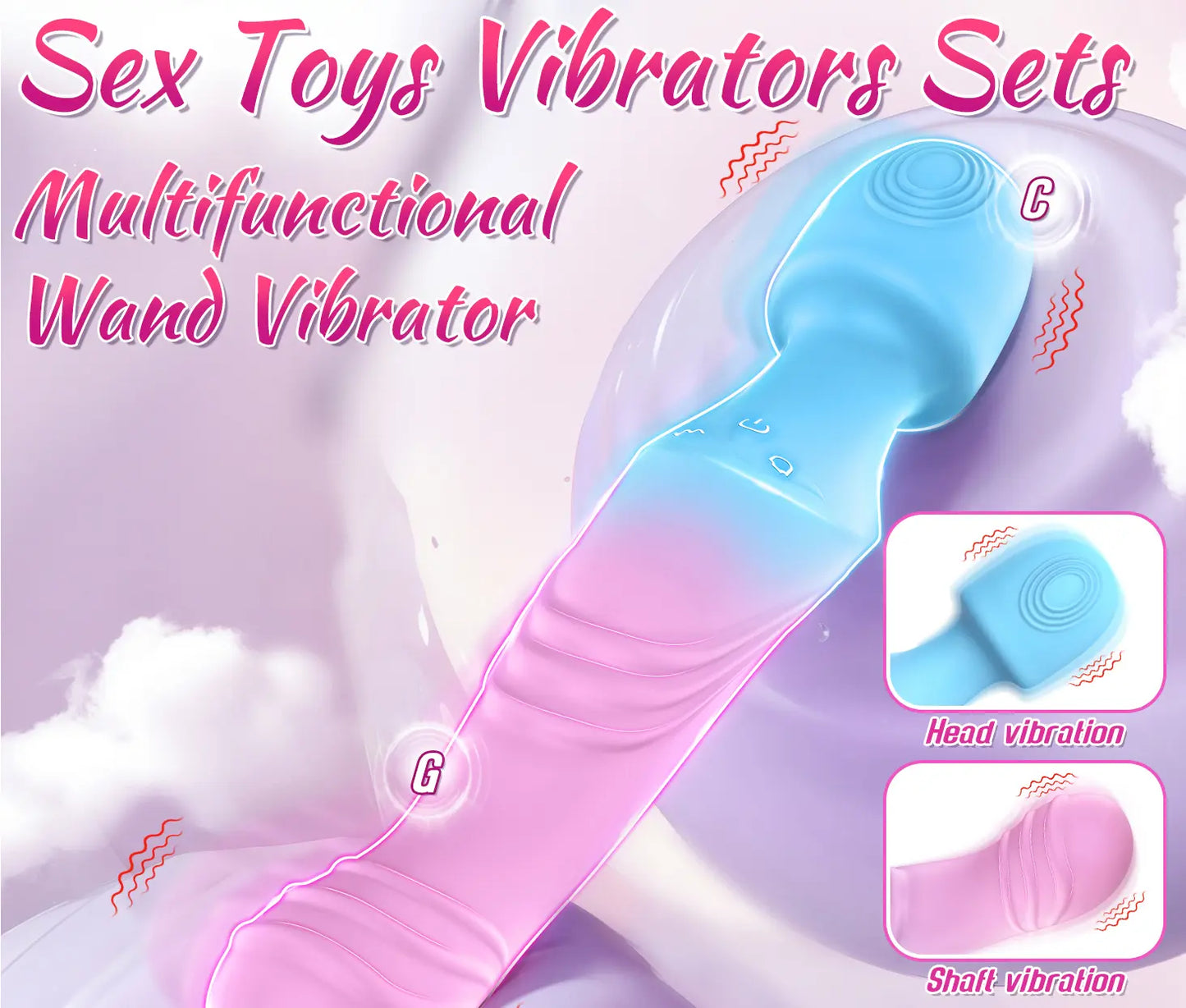 wand vibrator material and shape detail