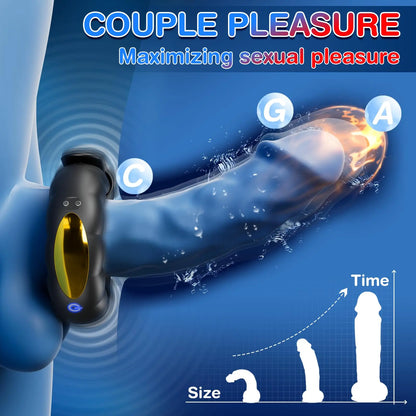 App Control Vibrating Cock Ring - Dual Motor Penis Ring