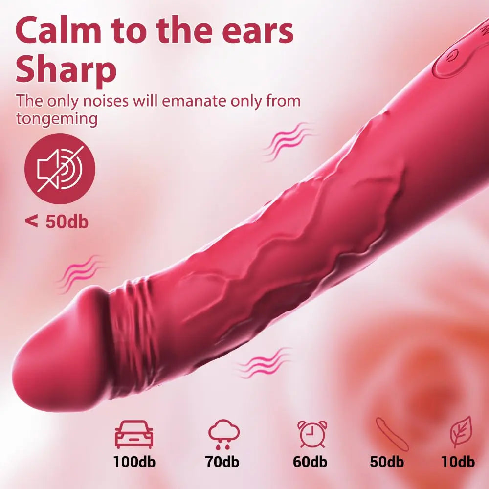 7.6" Realistic Dildo Vibrator - 10 Modes G-Spot & Clitoral Stimulator - image 9