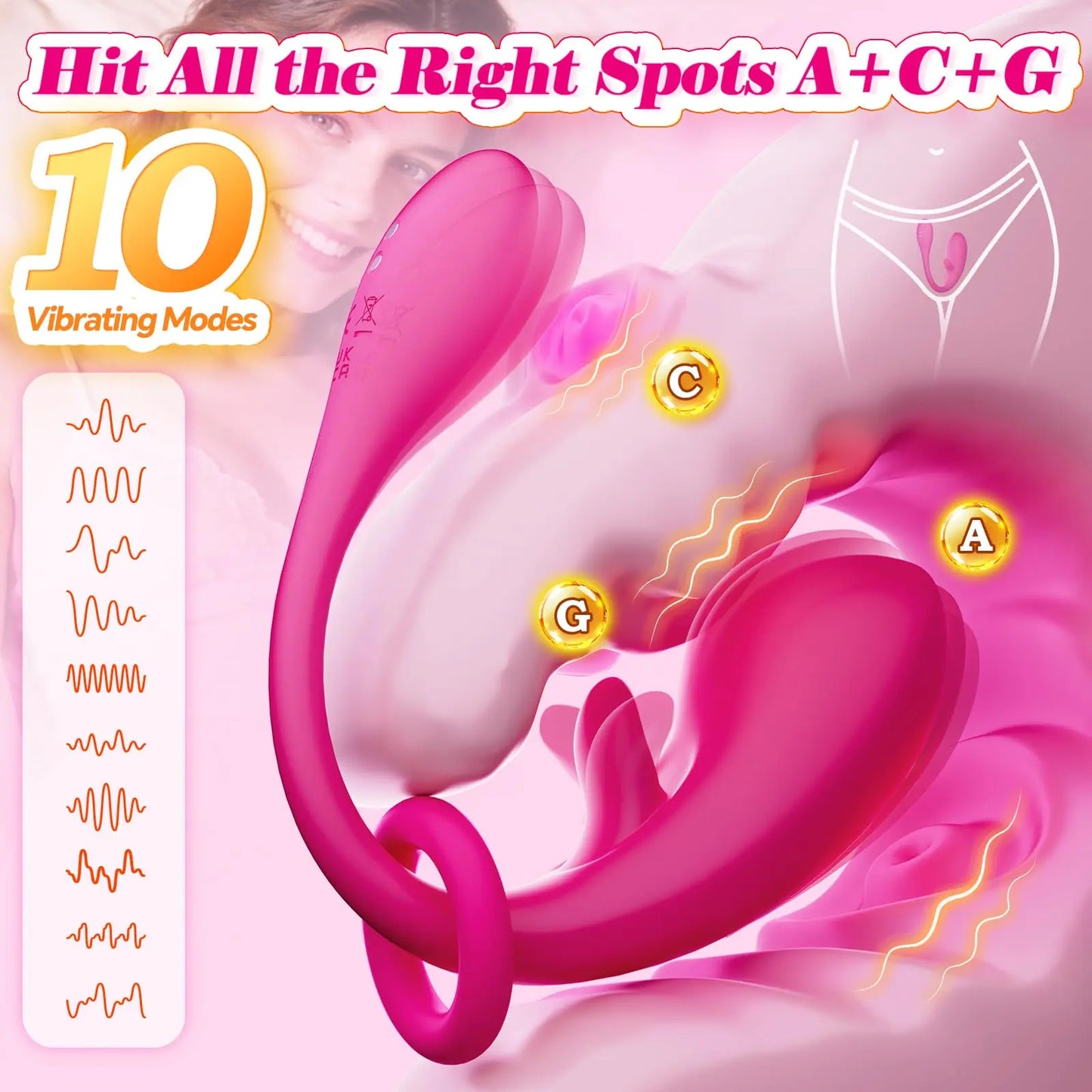 App Remote Control Wearable Vibrator for Couples | G-Spot Panty Toy