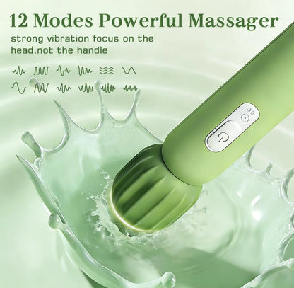 Cactus Vibrator Wand Dildo - 12 Modes G-Spot Massager