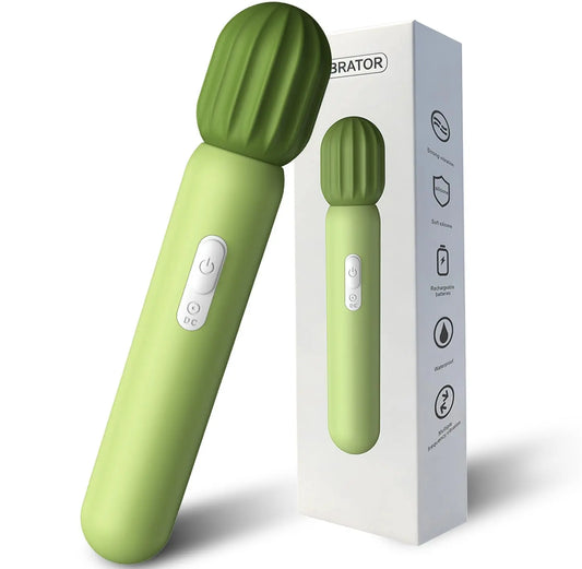 Cactus Vibrator Wand Dildo - 12 Modes G-Spot Massager