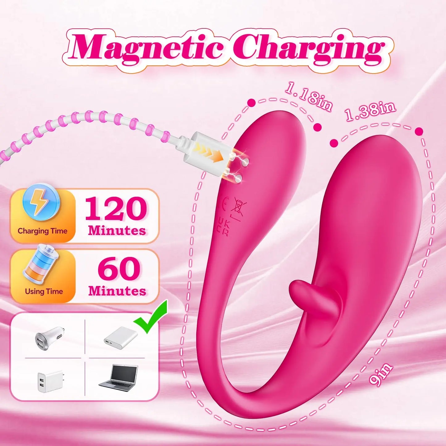App Remote Control Wearable Vibrator for Couples | G-Spot Panty Toy