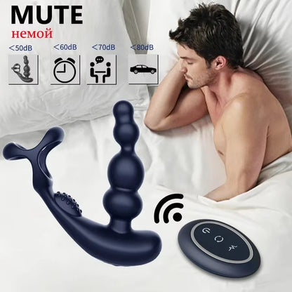 Quiet Zenzoone prostate massager: less than 50dB, body-safe design
