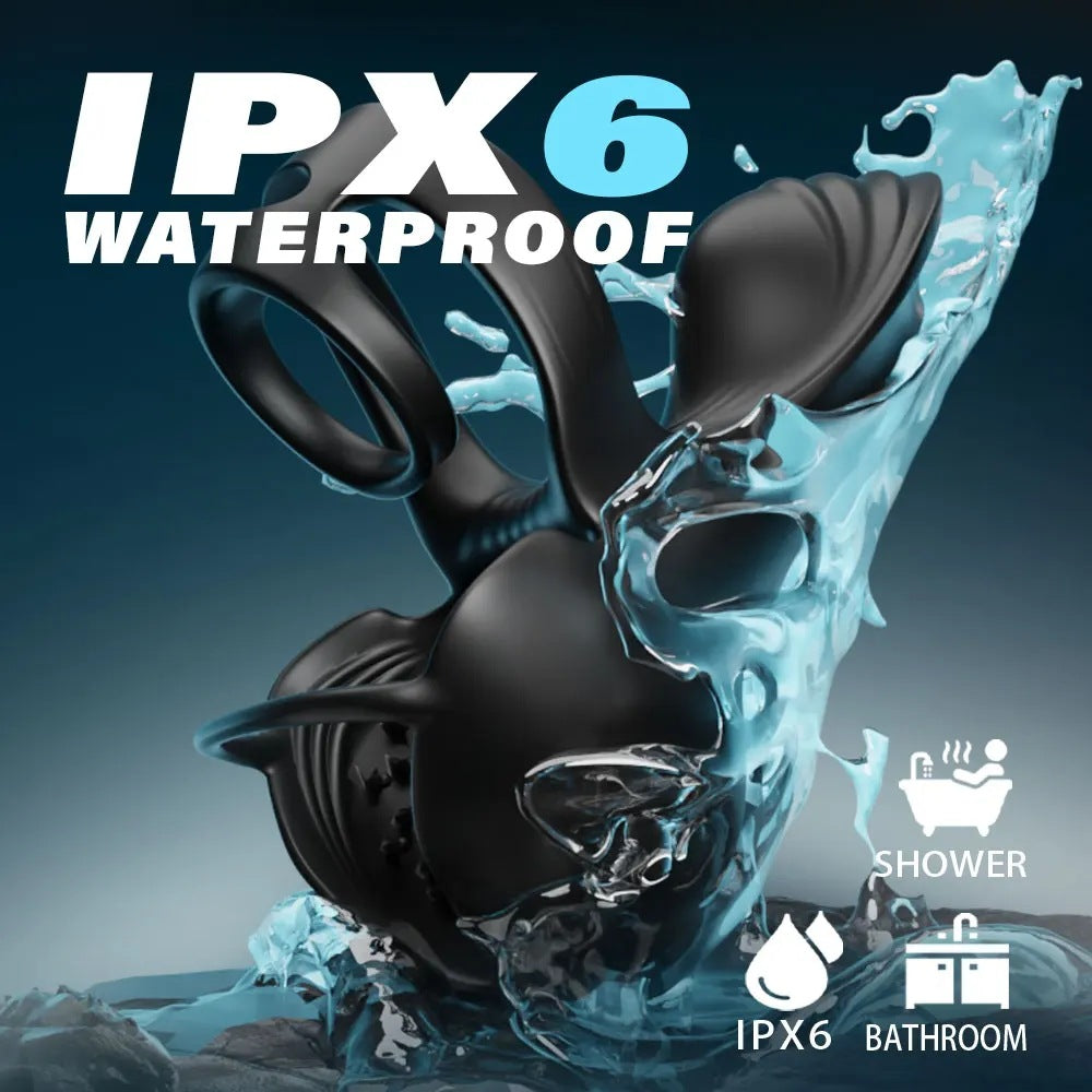 Zenzoone 3-in-1 cock ring, IPX6 waterproof for shower/bath use and easy cleaning