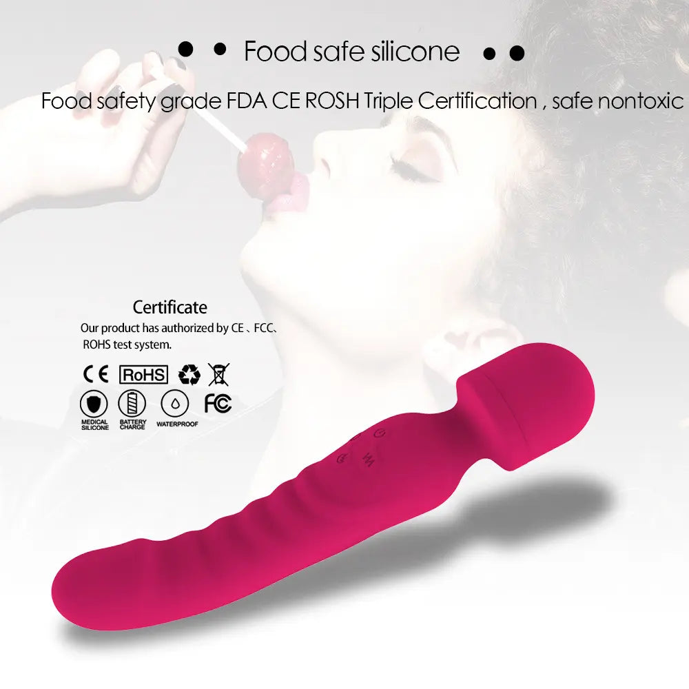 zenzoone embercurve body safe silicone vibrator with CE FCC RoHS certification