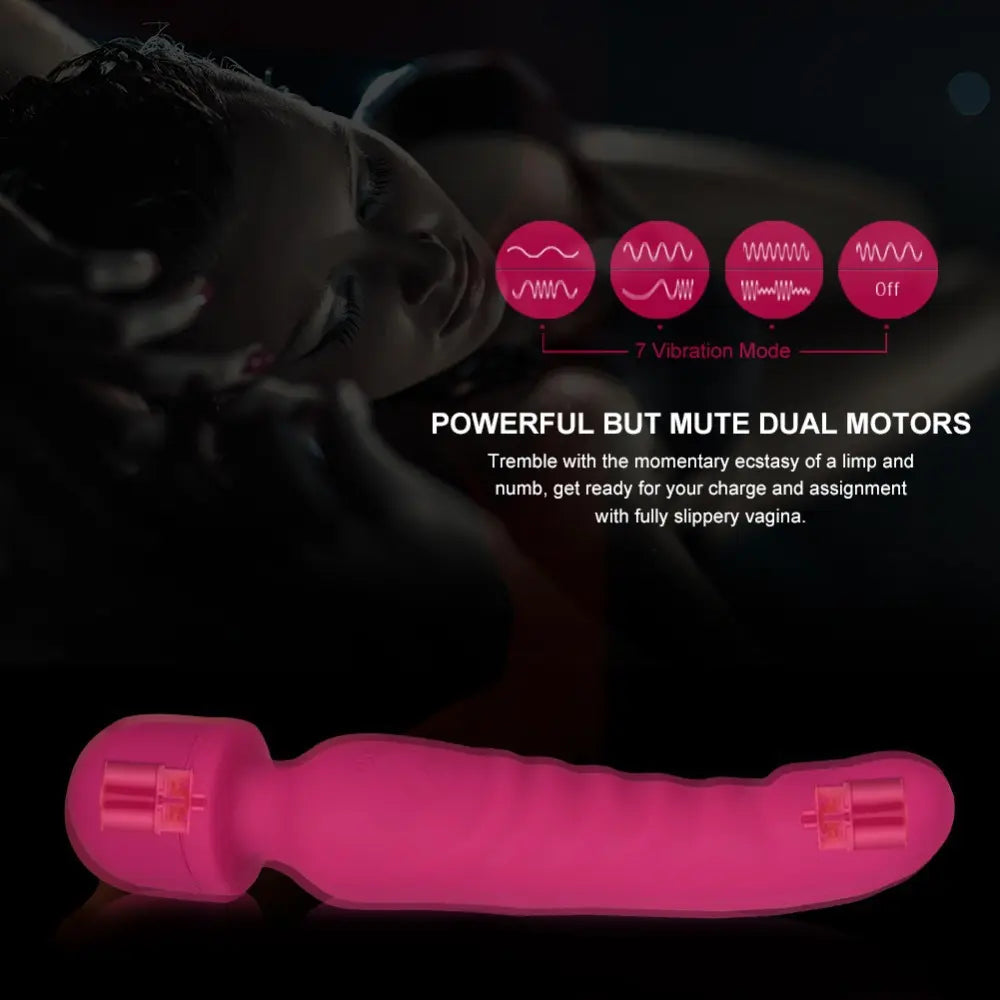 zenzoone embercurve dual motor vibrator with 7 vibration modes