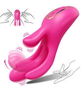 Zenzoone Finger rabbit vibrator 10 flapping modes G spot stimulation