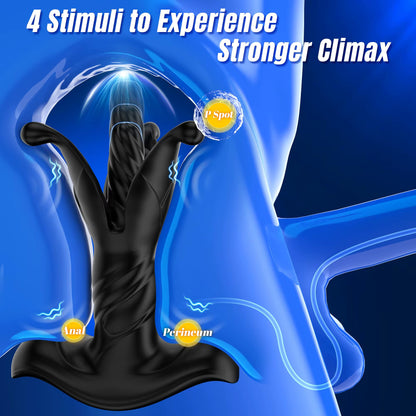 Zenzoone intimate toy with 4 stimuli to experience, targeting P Spot, Anal and Perineum for a stronger climax