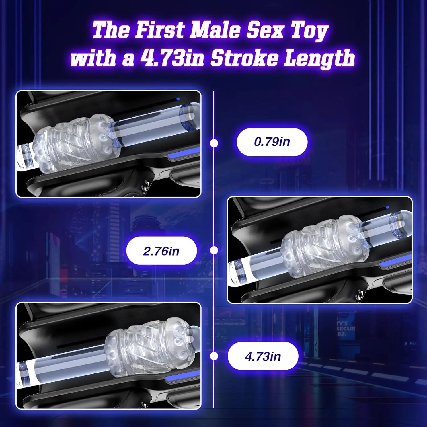 zenzoone leten automatic thrusting male masturbator with adjustable stroke length