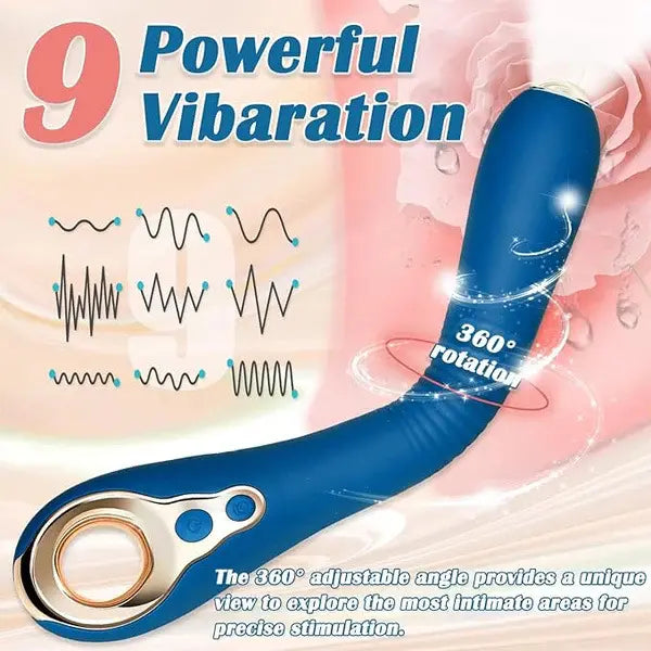 zenzoone rota 360° adjustable angle provides a unique view to explore the most intimateareas for precise stimulation
