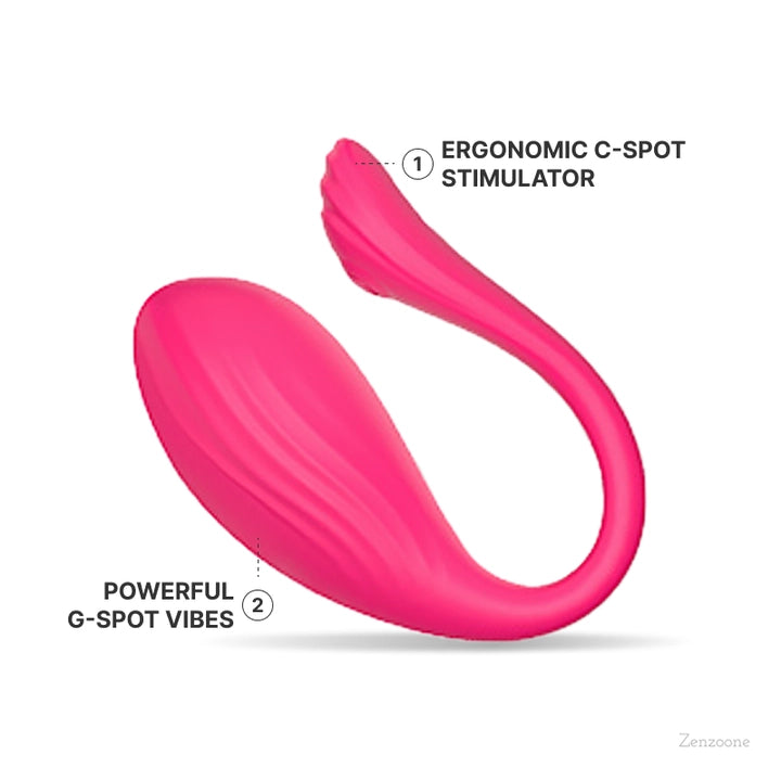 Zenzoone powerful G-spot vibes & ergonomic C-spot stimulator for intense targeted pleasure