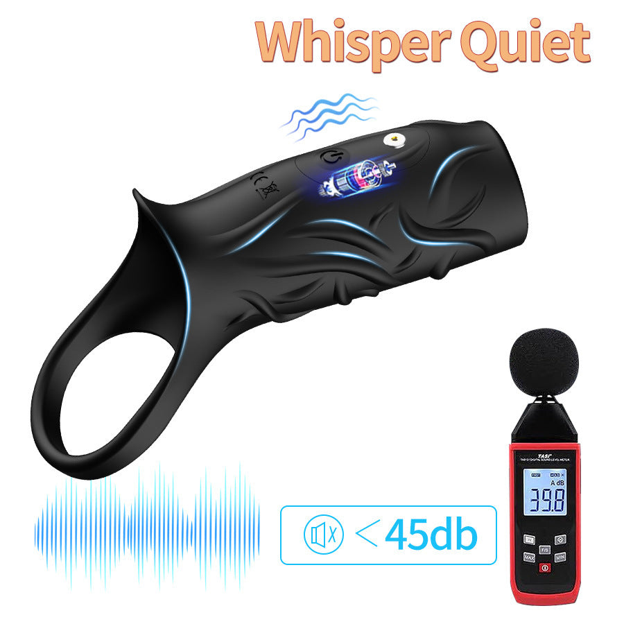 Zenzoone vibrating delay cock ring with whisper quiet design, <45db for discreet undisturbed use anytime anywhere
